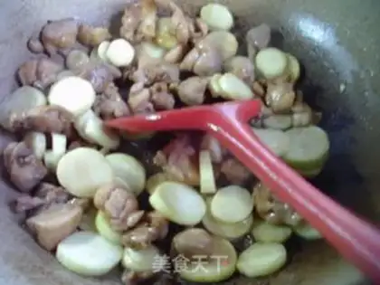 Make Chicken leg and white step 8