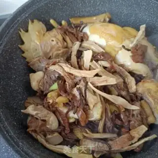 Make Chicken-cooked mushrooms step 14