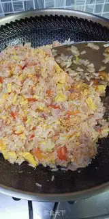Make Tomato egg fried rice step 8