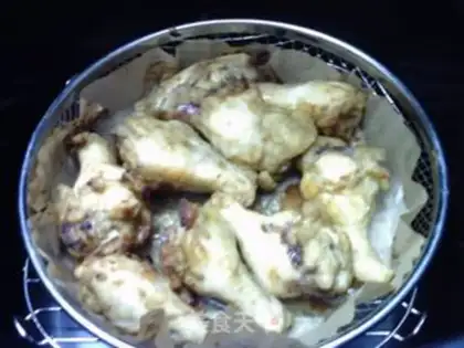 Make Air-fried salt chicken wings step 12