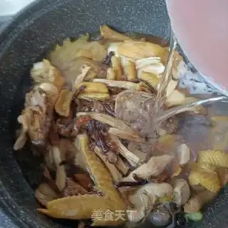 Make Chicken-cooked mushrooms step 15