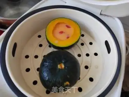 Make Pumpkin egg stew step 5