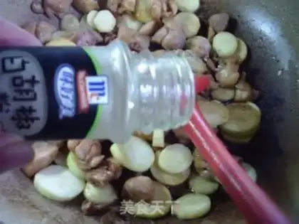 Make Chicken leg and white step 11