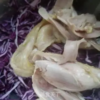 Make Chicken leg with purple kale step 7