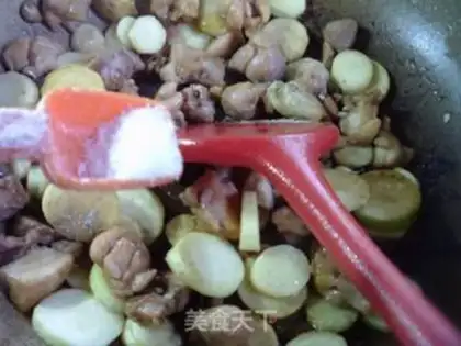 Make Chicken leg and white step 12