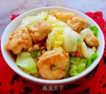 Make Soy sauce and shrimp tofu step 7