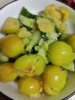Make A cucumber plum step 4