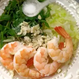 Make Maran head with shrimp step 12