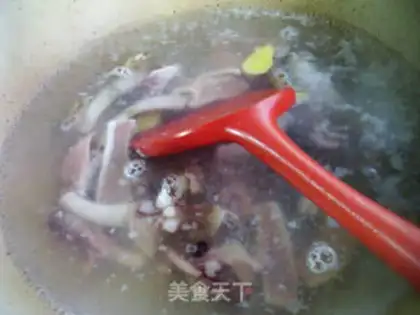 Make The pickled squid is white step 5