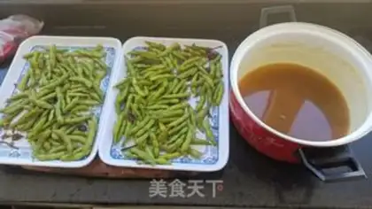 Make Salt-water beans step 8