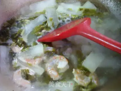 Make Pickle shrimp soup step 7