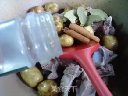 Make Potato burn ribs step 3