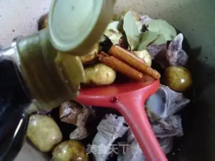 Make Potato burn ribs step 4