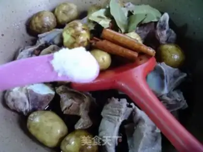 Make Potato burn ribs step 5