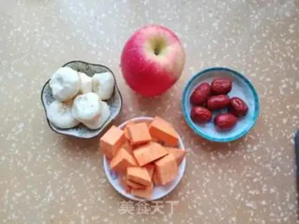 Make The sweet potato apple soup step 0