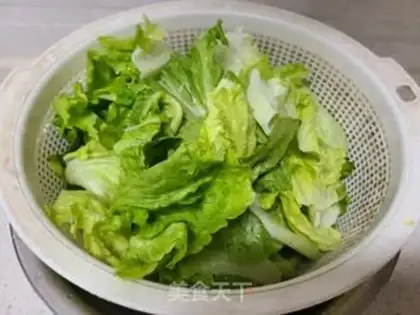 Make Garlic lettuce step 0