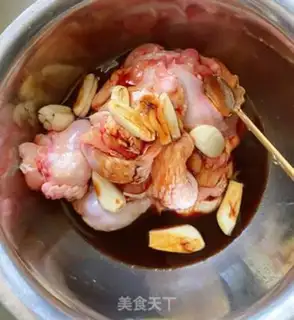 Make Potato bone chicken wings step 2