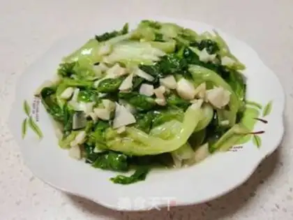 Make Garlic lettuce step 3