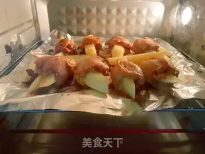 Make Potato bone chicken wings step 4