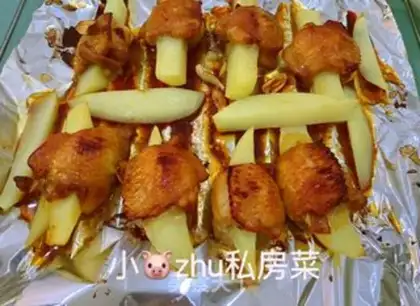 Make Potato bone chicken wings step 5