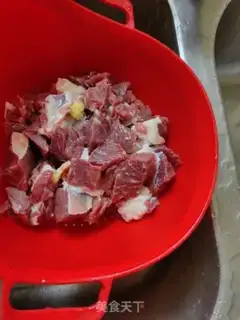 Make Potato beef step 1