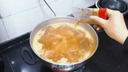 Make Chicken piece of potato noodles step 5