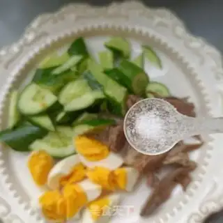 Make Egg pigeon cucumber step 6