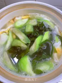 Make Shrimp dress and silk soup step 5
