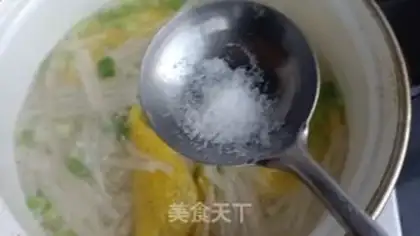 Make Egg dumpling soup step 6