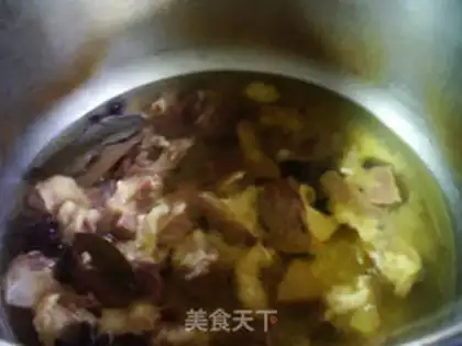 Make Curry potato oxen step 6