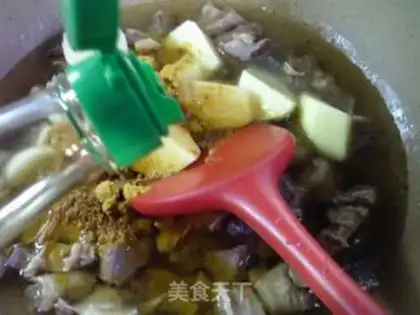 Make Curry potato oxen step 9