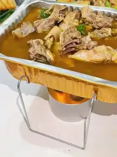 Make Cream pepper turkey pan step 1