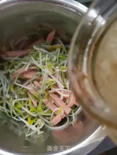 Make Lunch with green bean buds step 9