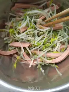 Make Lunch with green bean buds step 11