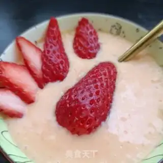 Make Red potato strawberry milkshake step 12