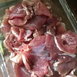 Make Spilled lamb step 1