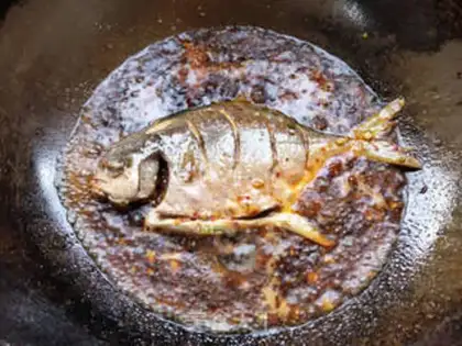 Make Red-burned mackerel step 8