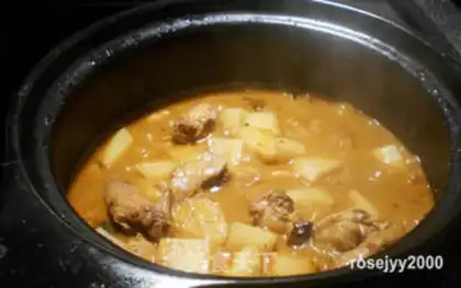 Make The red curry wings step 6