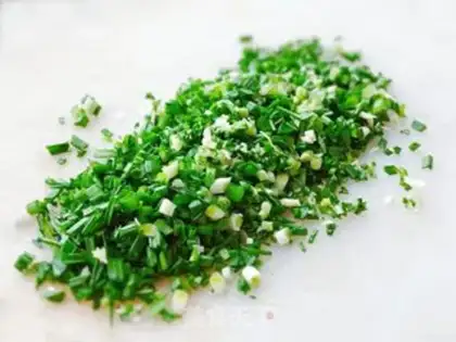 Make Little garlic eggcake step 3