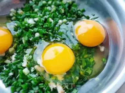 Make Little garlic eggcake step 4
