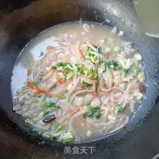 Make A radish soup for a starch fan step 21