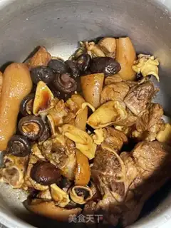 Make Ink fish and pig feet step 9