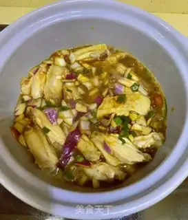 Make Onion chicken wings step 6
