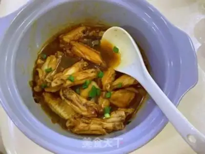 Make Onion chicken wings step 7