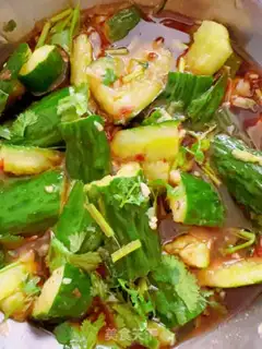 Make Hands on the cucumber step 5
