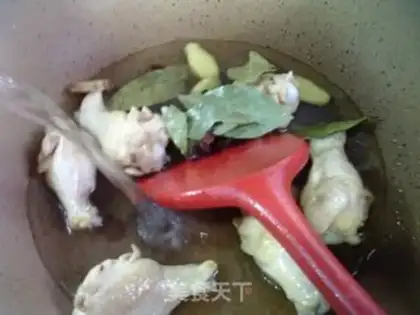Make Curry chicken wings, chicken claws step 4