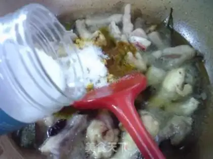 Make Curry chicken wings, chicken claws step 9