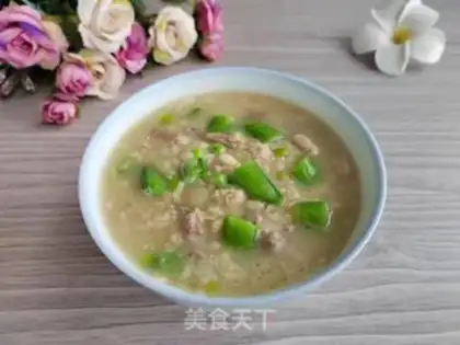 Make Meat and sweet pea oatmeal step 4