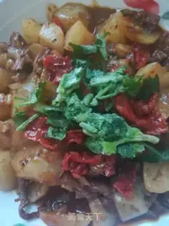 Make The lamb slag burns radish step 7