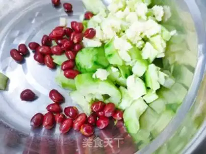 Make Cream of cucumber peanuts step 4